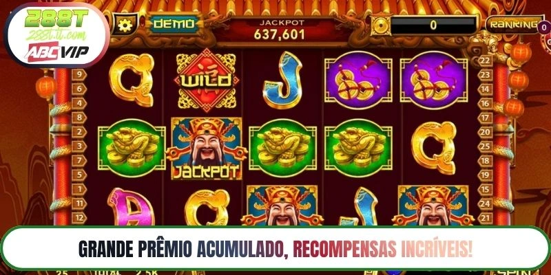 Grande prêmio acumulado, recompensas incríveis!