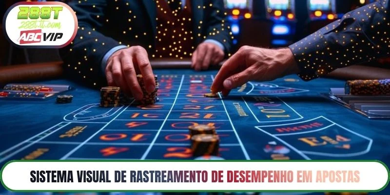 Sistema visual de rastreamento de desempenho em apostas