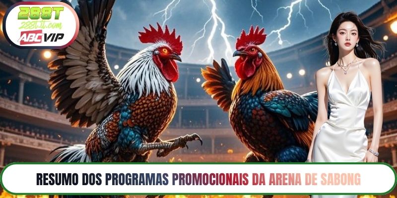Resumo dos Programas Promocionais da Arena de Sabong